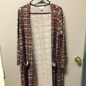 BNWOT LuLaRoe Plaid Sarah